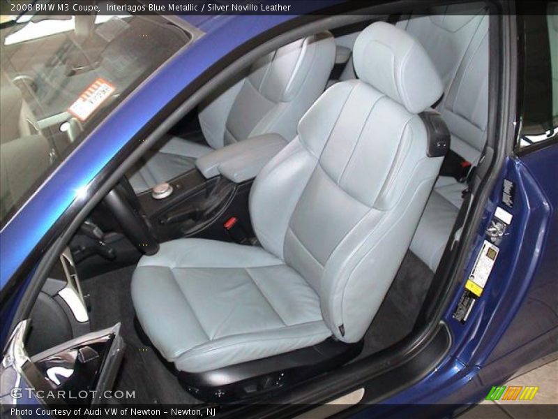 Interlagos Blue Metallic / Silver Novillo Leather 2008 BMW M3 Coupe