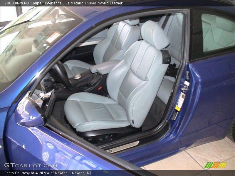 Interlagos Blue Metallic / Silver Novillo Leather 2008 BMW M3 Coupe