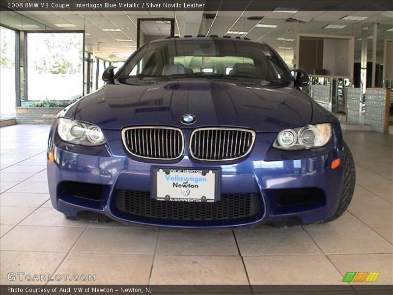 Interlagos Blue Metallic / Silver Novillo Leather 2008 BMW M3 Coupe