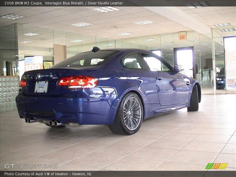 Interlagos Blue Metallic / Silver Novillo Leather 2008 BMW M3 Coupe