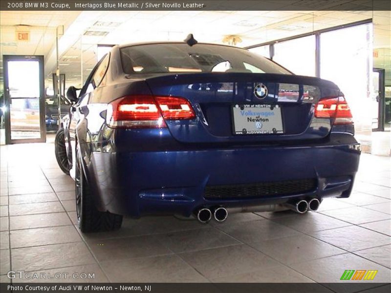 Interlagos Blue Metallic / Silver Novillo Leather 2008 BMW M3 Coupe