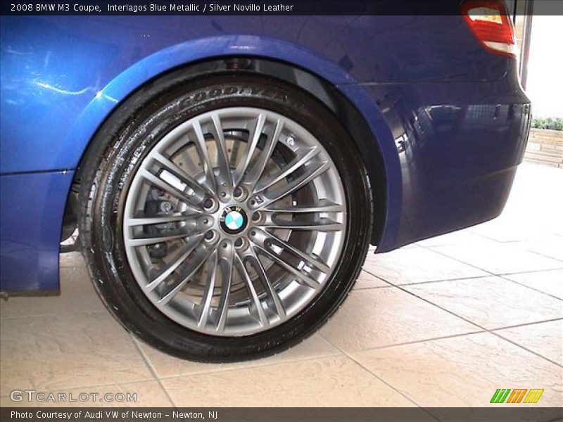 Interlagos Blue Metallic / Silver Novillo Leather 2008 BMW M3 Coupe