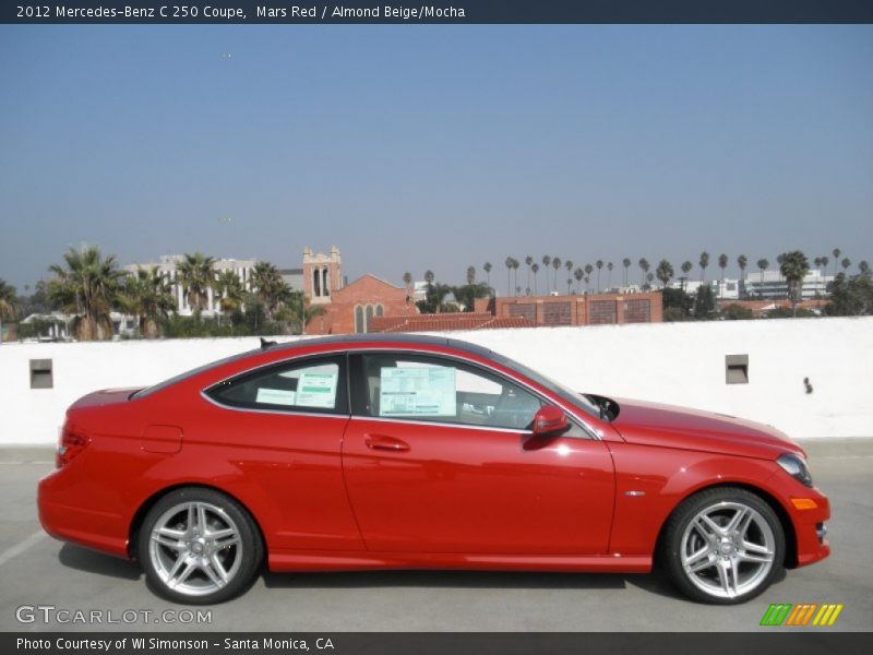  2012 C 250 Coupe Mars Red