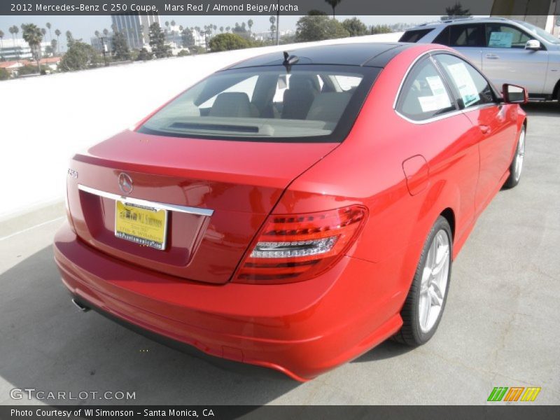  2012 C 250 Coupe Mars Red