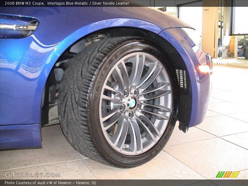 Interlagos Blue Metallic / Silver Novillo Leather 2008 BMW M3 Coupe