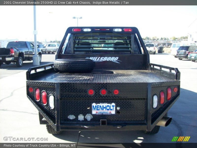Indigo Blue Metallic / Tan 2001 Chevrolet Silverado 2500HD LS Crew Cab 4x4 Chassis