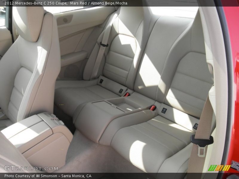 Mars Red / Almond Beige/Mocha 2012 Mercedes-Benz C 250 Coupe
