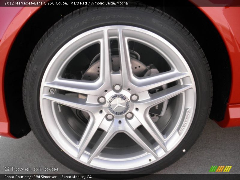  2012 C 250 Coupe Wheel