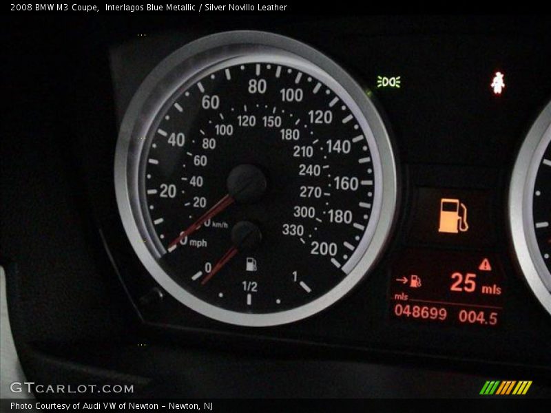 Interlagos Blue Metallic / Silver Novillo Leather 2008 BMW M3 Coupe