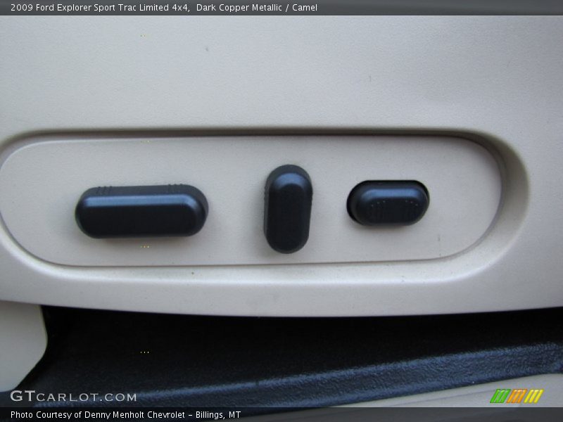 Controls of 2009 Explorer Sport Trac Limited 4x4