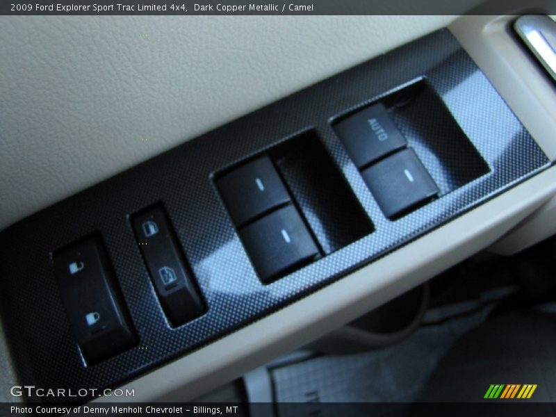 Controls of 2009 Explorer Sport Trac Limited 4x4
