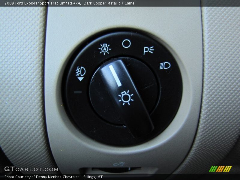 Controls of 2009 Explorer Sport Trac Limited 4x4