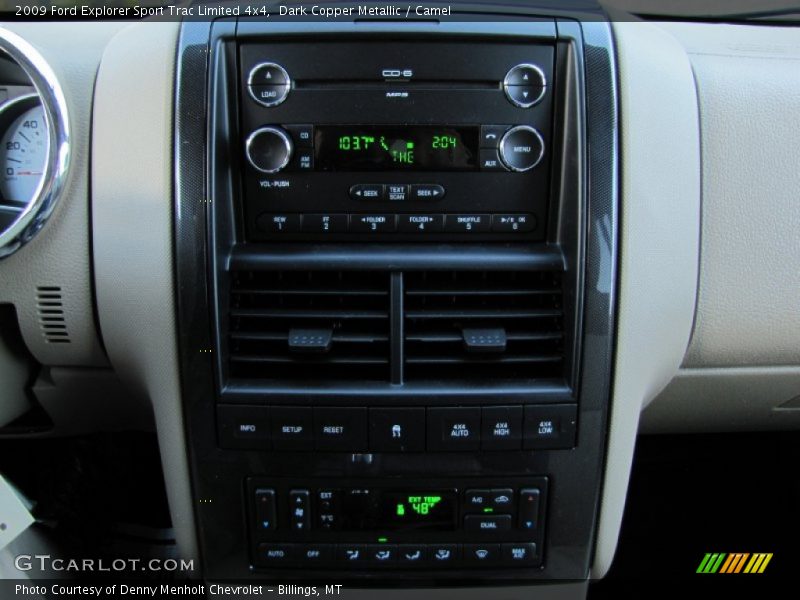 Controls of 2009 Explorer Sport Trac Limited 4x4