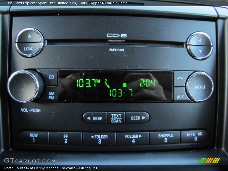 Audio System of 2009 Explorer Sport Trac Limited 4x4