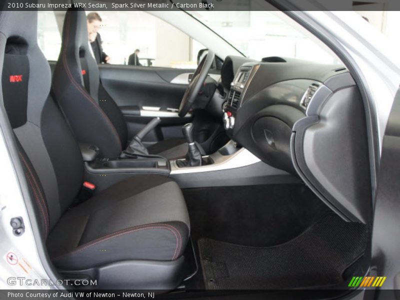  2010 Impreza WRX Sedan Carbon Black Interior