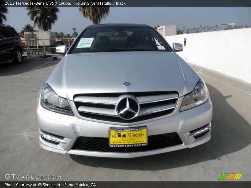 Iridium Silver Metallic / Black 2012 Mercedes-Benz C 350 Coupe