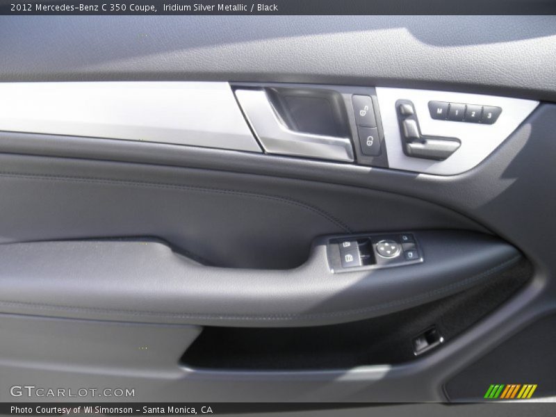 Iridium Silver Metallic / Black 2012 Mercedes-Benz C 350 Coupe