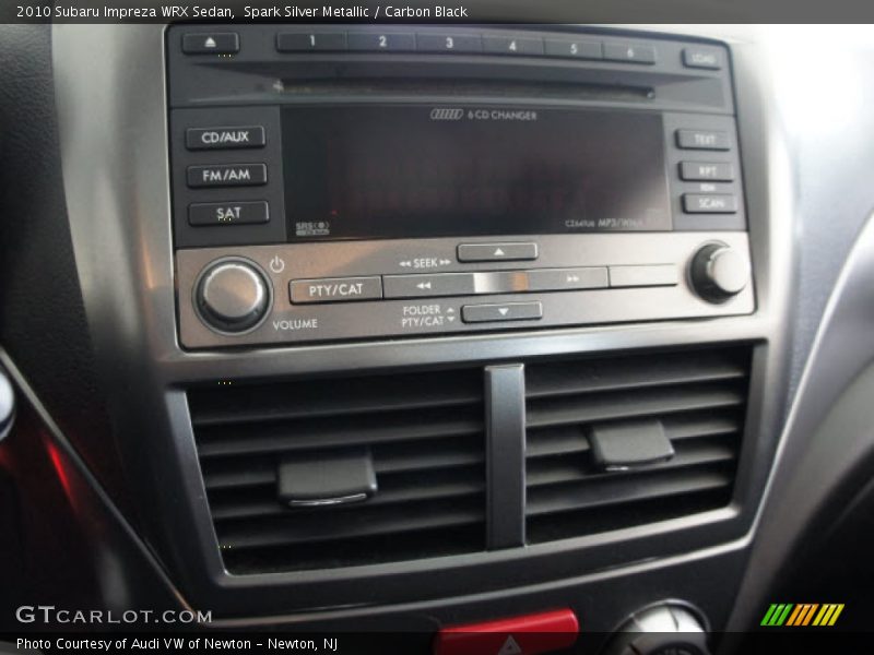 Controls of 2010 Impreza WRX Sedan