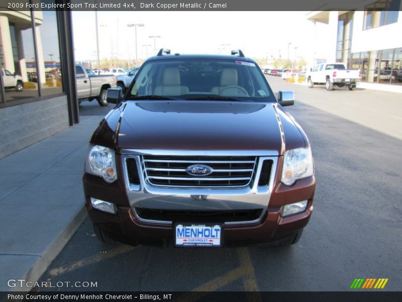 Dark Copper Metallic / Camel 2009 Ford Explorer Sport Trac Limited 4x4