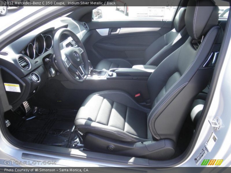  2012 C 350 Coupe Black Interior