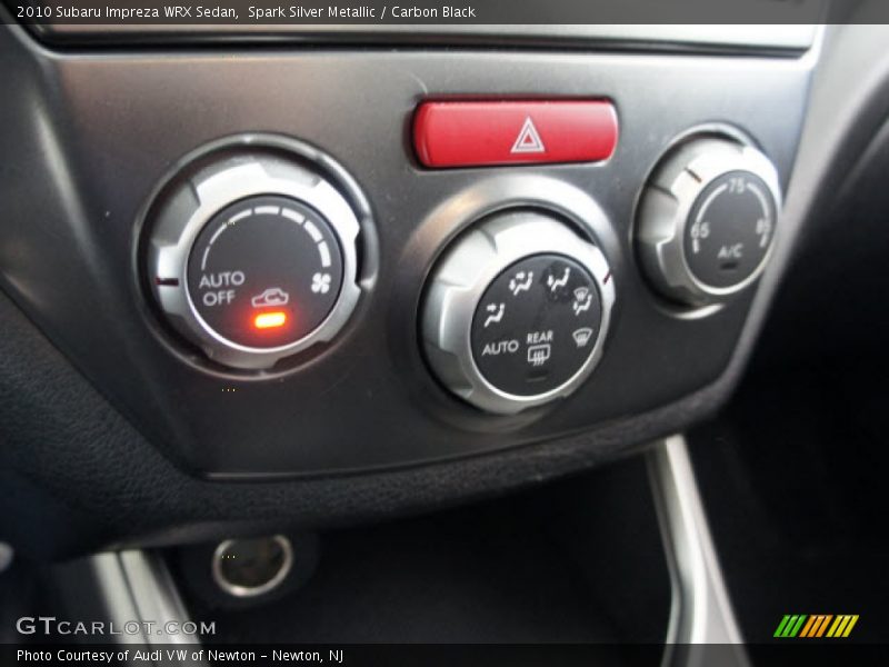 Controls of 2010 Impreza WRX Sedan