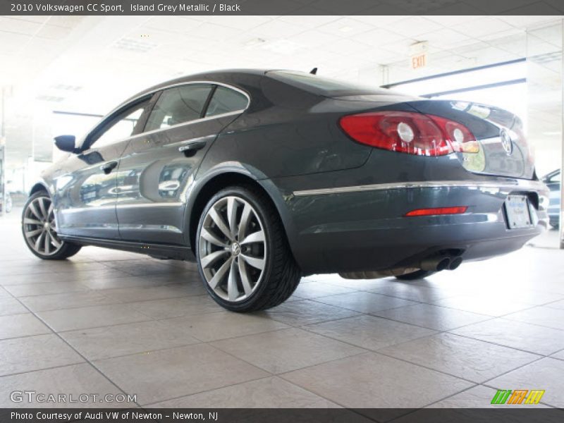 Island Grey Metallic / Black 2010 Volkswagen CC Sport