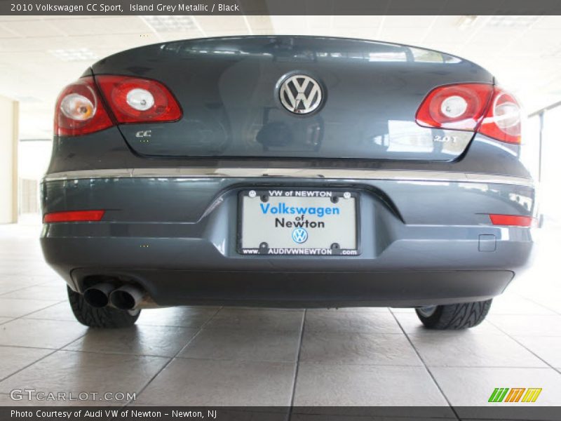 Island Grey Metallic / Black 2010 Volkswagen CC Sport