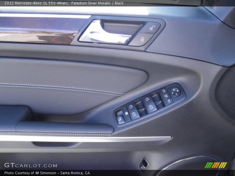 Paladium Silver Metallic / Black 2012 Mercedes-Benz GL 550 4Matic