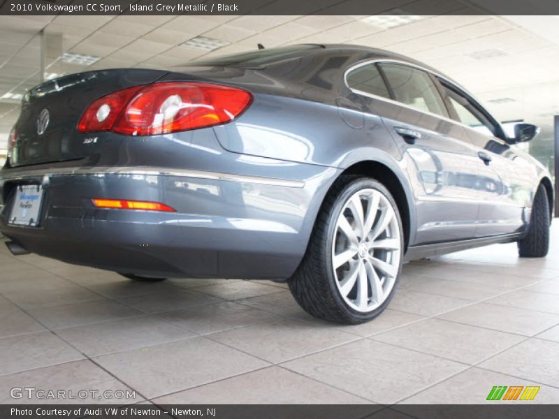 Island Grey Metallic / Black 2010 Volkswagen CC Sport