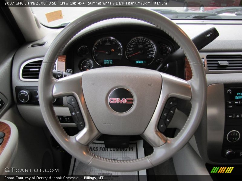  2007 Sierra 2500HD SLT Crew Cab 4x4 Steering Wheel