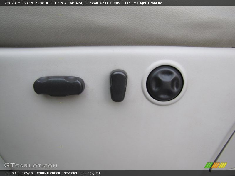 Summit White / Dark Titanium/Light Titanium 2007 GMC Sierra 2500HD SLT Crew Cab 4x4