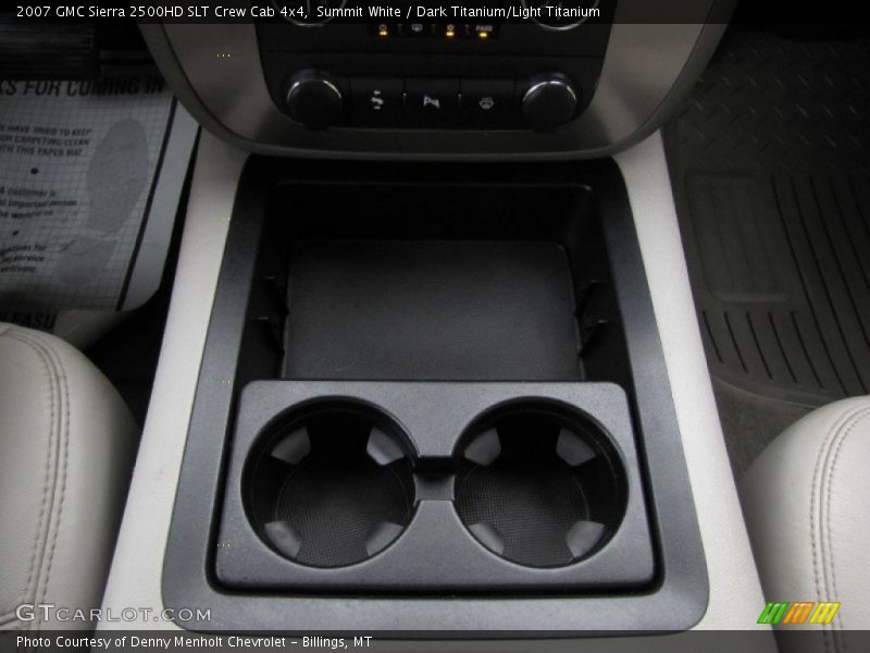 Summit White / Dark Titanium/Light Titanium 2007 GMC Sierra 2500HD SLT Crew Cab 4x4