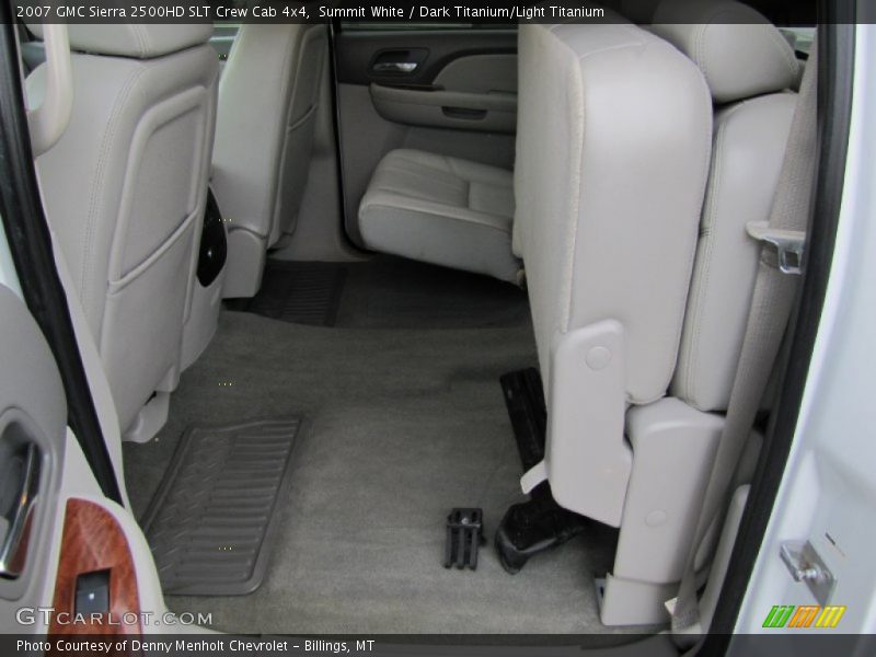 Summit White / Dark Titanium/Light Titanium 2007 GMC Sierra 2500HD SLT Crew Cab 4x4