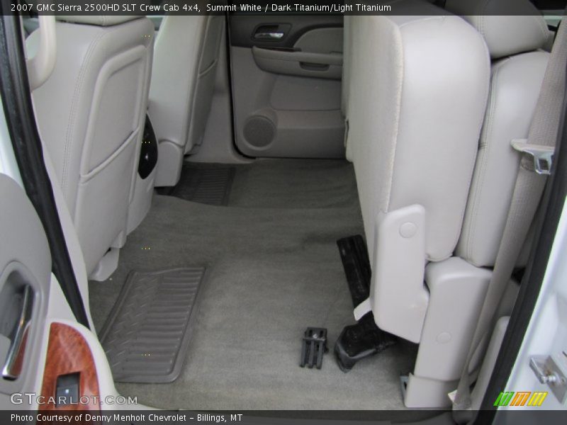 Summit White / Dark Titanium/Light Titanium 2007 GMC Sierra 2500HD SLT Crew Cab 4x4