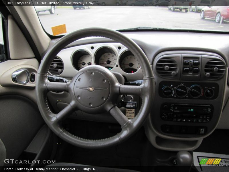 Stone White / Gray 2002 Chrysler PT Cruiser Limited