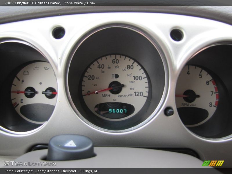 Stone White / Gray 2002 Chrysler PT Cruiser Limited