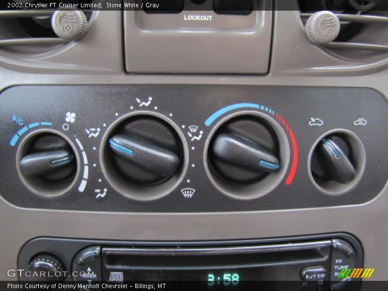 Stone White / Gray 2002 Chrysler PT Cruiser Limited