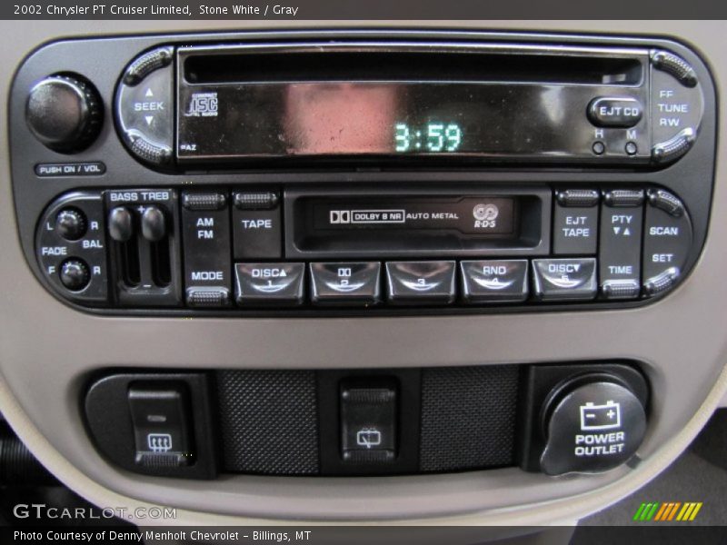 Stone White / Gray 2002 Chrysler PT Cruiser Limited