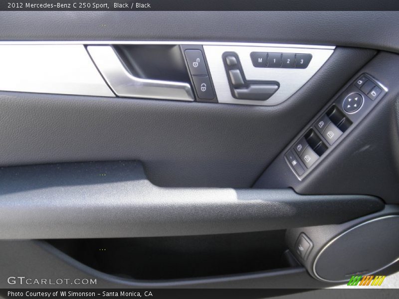 Black / Black 2012 Mercedes-Benz C 250 Sport