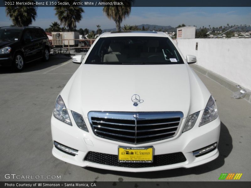 Arctic White / Almond/Black 2012 Mercedes-Benz E 350 Sedan