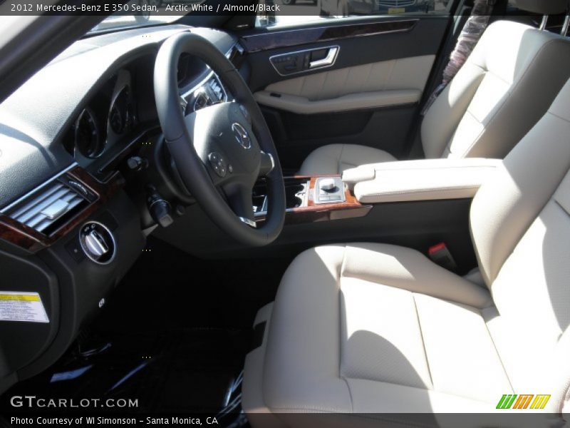 Arctic White / Almond/Black 2012 Mercedes-Benz E 350 Sedan