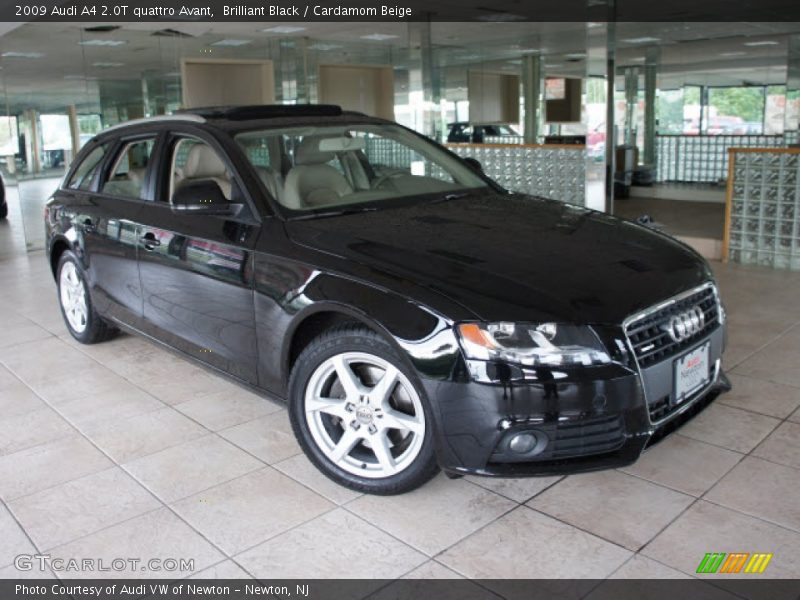 Brilliant Black / Cardamom Beige 2009 Audi A4 2.0T quattro Avant