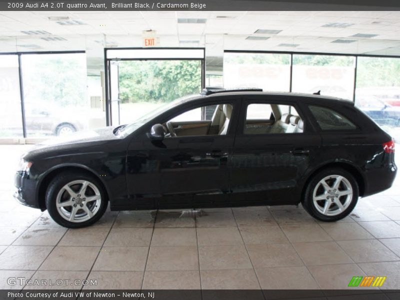 Brilliant Black / Cardamom Beige 2009 Audi A4 2.0T quattro Avant