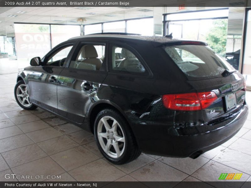 Brilliant Black / Cardamom Beige 2009 Audi A4 2.0T quattro Avant