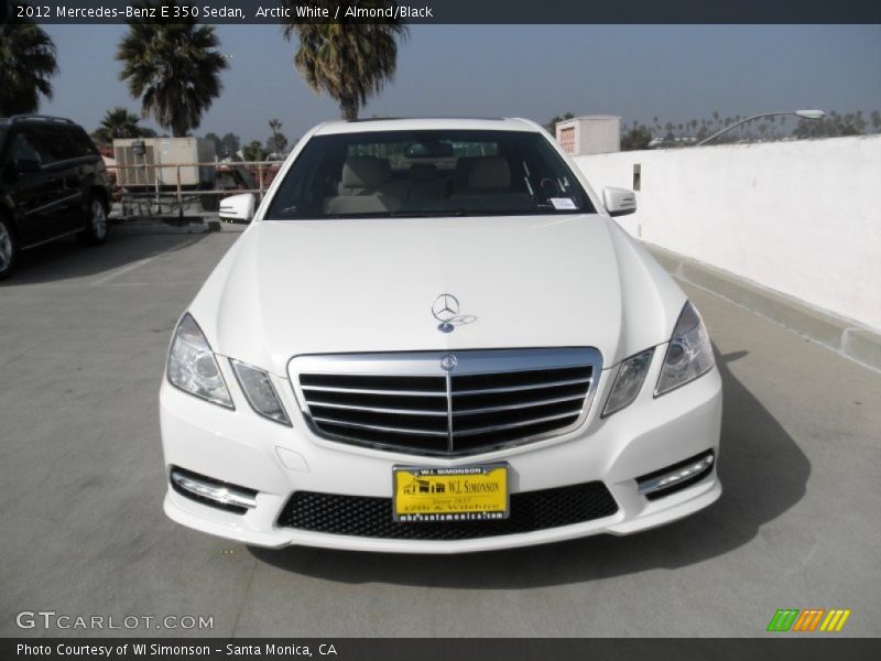 Arctic White / Almond/Black 2012 Mercedes-Benz E 350 Sedan