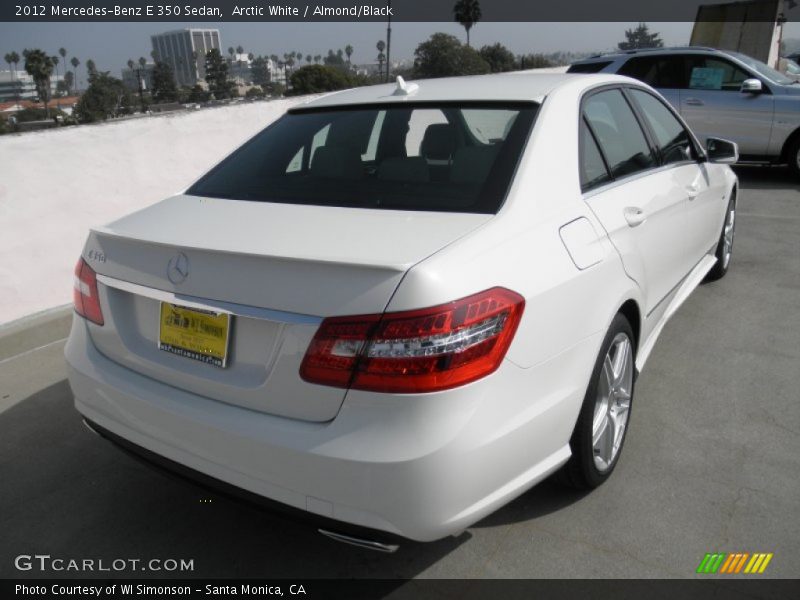 Arctic White / Almond/Black 2012 Mercedes-Benz E 350 Sedan
