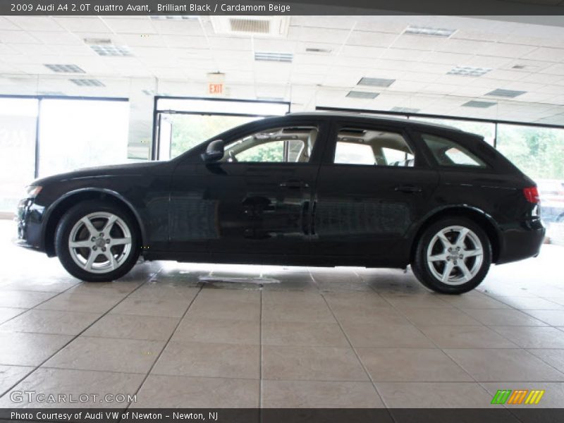 Brilliant Black / Cardamom Beige 2009 Audi A4 2.0T quattro Avant