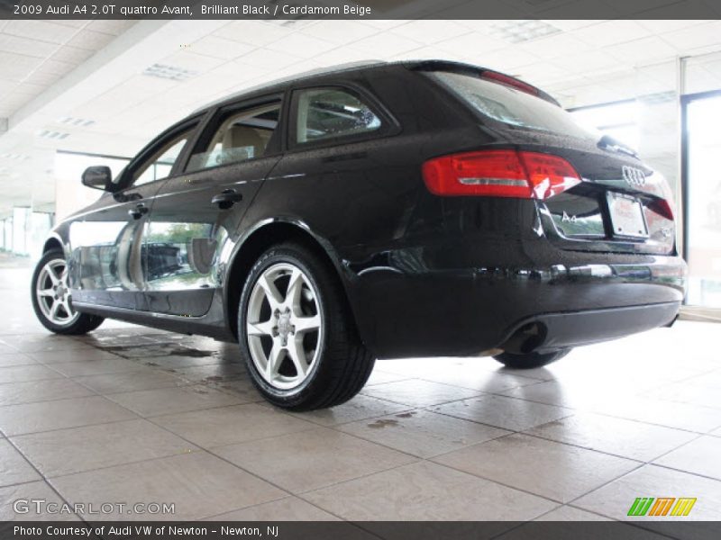 Brilliant Black / Cardamom Beige 2009 Audi A4 2.0T quattro Avant