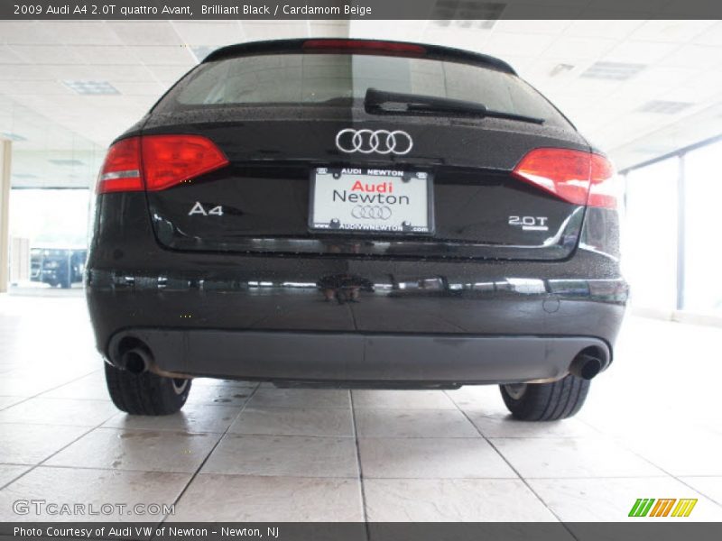 Brilliant Black / Cardamom Beige 2009 Audi A4 2.0T quattro Avant
