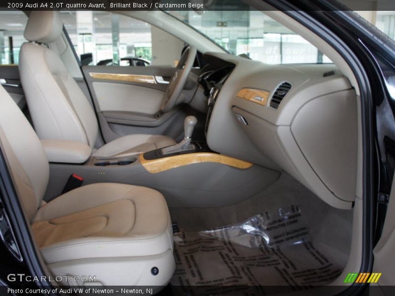 Brilliant Black / Cardamom Beige 2009 Audi A4 2.0T quattro Avant